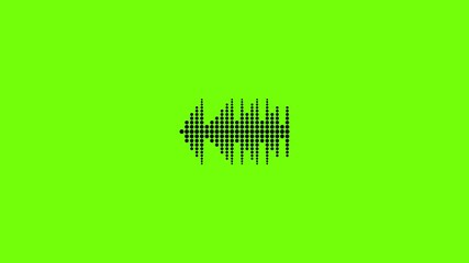Poster - Equalizer effect radio icon animation