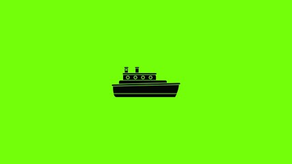 Poster - Ship travel icon animation