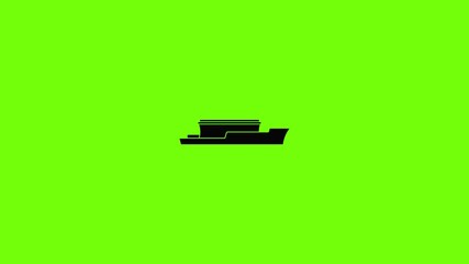 Poster - Ship river icon animation