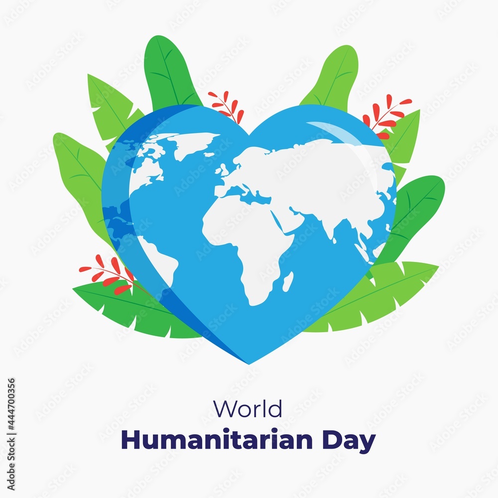 vector illustration for world humanitarian day Stock Vector | Adobe Stock