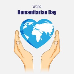 vector illustration for world humanitarian day