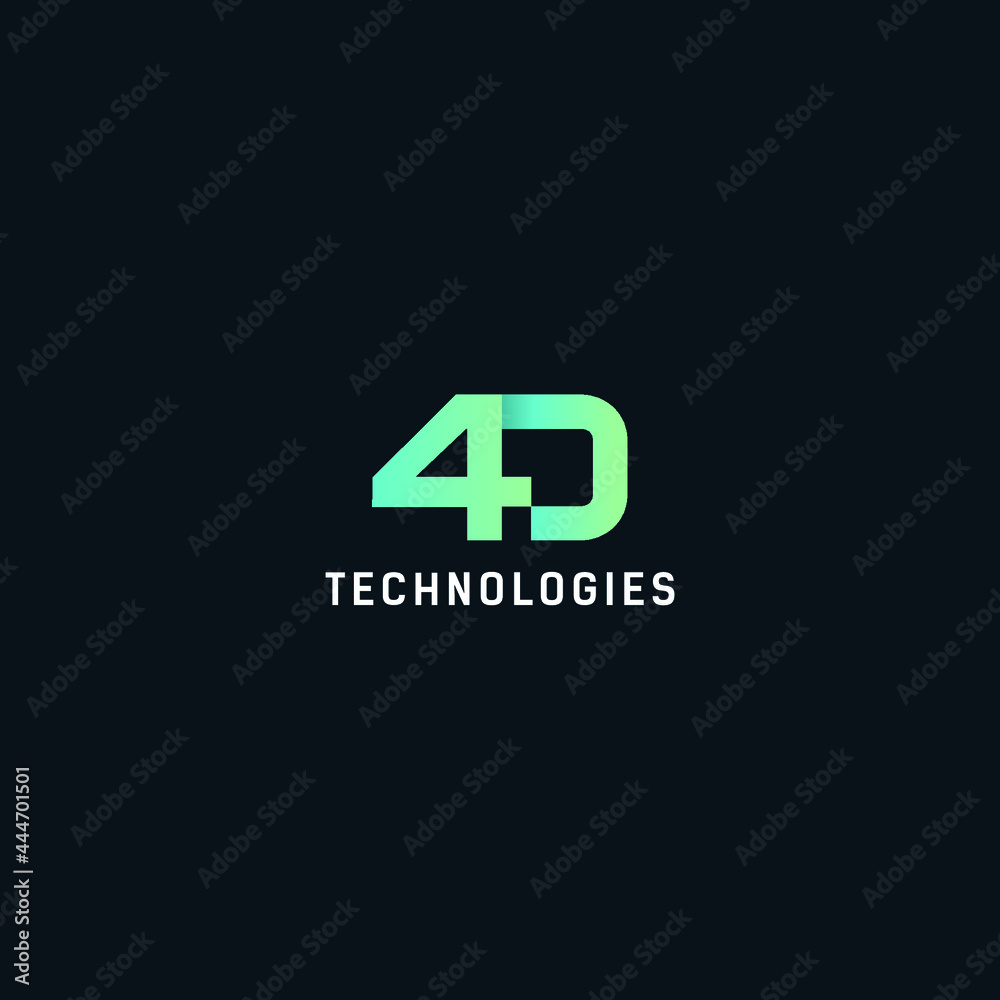 4D Logo Modern Design