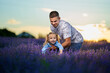 © Xalanx - Father and daughter in the lavender field