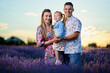 © Xalanx - Happy family in the lavender field