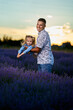© Xalanx - Father and daughter in the lavender field