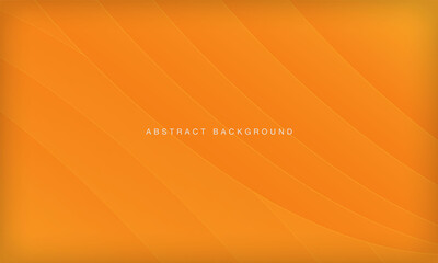 Wall Mural - Abstract minimal background with orange gradient color. Modern geometric template.