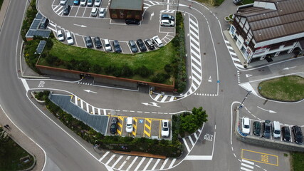 Wall Mural - parcheggio a cielo aperto 