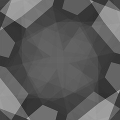 Wall Mural - Abstract black geometric 3D background. Vector Illustration.