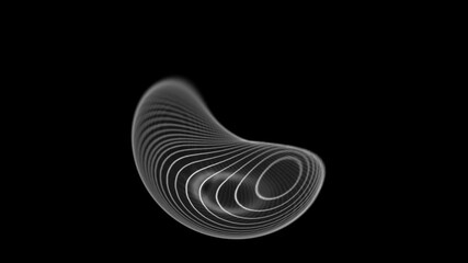 Poster - ai sphere future technology. 4k seamless loop technology network animation. big data visualisation.