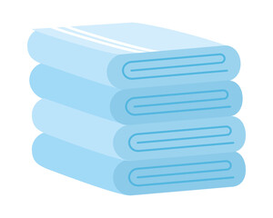 Poster - folded towels icon