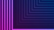 Blue purple neon laser lines abstract futuristic geometric background