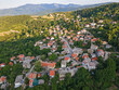 Aerial view of village of Yavrovo,  Plovdiv Region, Bulgaria