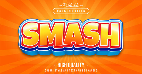 Poster - Editable Text Style Effect with Fun Colorful Text Element.