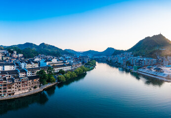 Wall Mural - Scenery of Zhenyuan ancient town in Guizhou Province, China