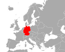 Karte Von Deutschland In Europa