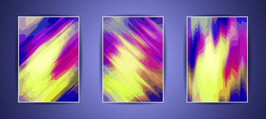 Poster - modern abstract color background. liquid flow style. creative gradient texture for you design