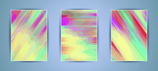 Poster - modern abstract color background. liquid flow style. creative gradient texture for you design