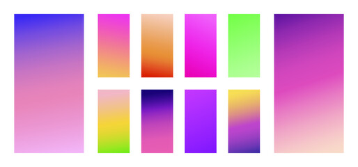 Poster - Color gradient cover design. Vibrant background for screen, poster, banner, wallpaper, social media post