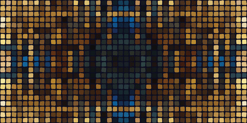 Poster - Pattern of vector mosaic in the modern style.