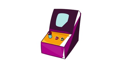 Poster - Slot machine icon animation cartoon best object isolated on white background