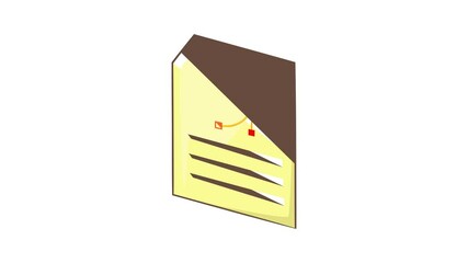 Poster - Print program icon animation cartoon best object isolated on white background