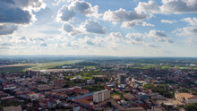 Aerial View Vientiane Capital Of Laos Asia