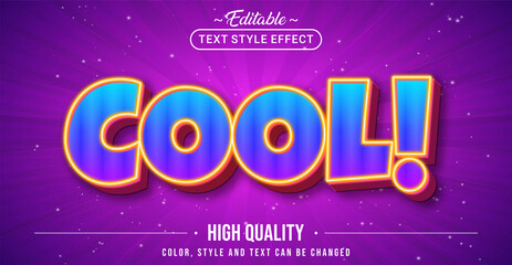 Poster - Editable Text Style Effect with Fun Colorful Text Element.