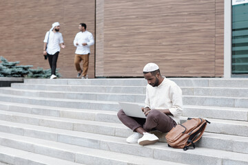 Poster - Black Student in Kufi