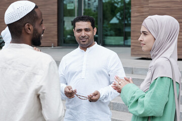 Poster - Islamic Business People Outdoors