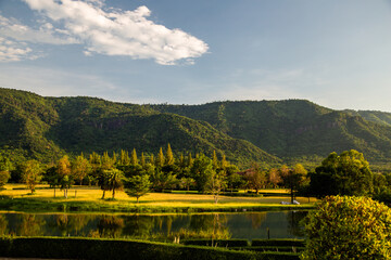 Canvas Print - Toscana Valley in Khao Yai National Park, Nakhon Ratchasima in Thailand