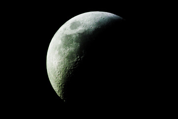 Wall Mural - close up of moon texture