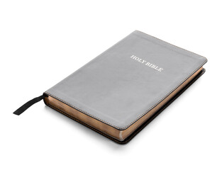 Holy Bible on white background