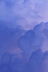 Wall Mural - abstract storm clouds summer background