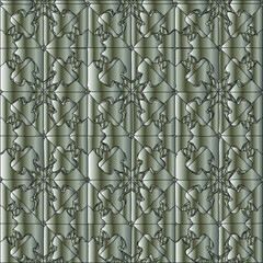  Silver metallic gradient with repeat Pattern . Abstract metallic background.