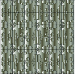  Silver metallic gradient with repeat Pattern . Abstract metallic background.