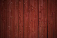 Red Wooden Wall