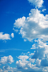 Wall Mural - .beautiful summer landscape outdoors, nice clouds