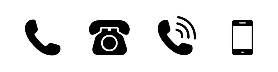 Poster - Call icon, Phone icon vector, Telephone sign.
