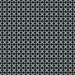 Poster - White seamless crosses and black background. Vector repeated crosses pattern.