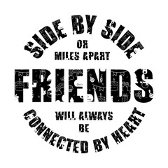 happy friendship day vector typographic colorful design. inspirational quotes. usable as greeting ca