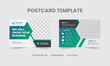 © Shahinlxp - Corporate business postcard template or EDDM postcard design layout, Business postcard