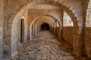  Corridor in a historic monastery