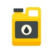 © anatolir - Vehicle motor oil icon flat isolated vector