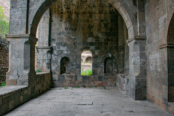 Wall Mural - entrance to the medieval church