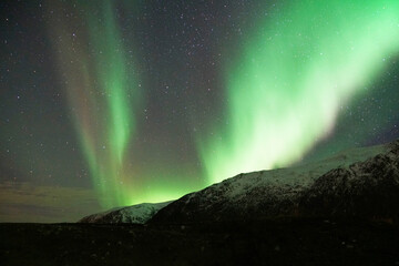 Sticker - Northern lights in the arctic circle in Norway