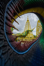 Wat Phra That Nong Bua Is A Dhammyuttika Temple, The Highlight Of This Place Is Sri Maha Pho Chedi, Wat Phra That Nong Bua Is Located In Ubon Ratchathani District, Thailand