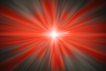 Wall Mural - red light flare glow fire zoom burst highspeed effect abstract for background or cartoon illustratio