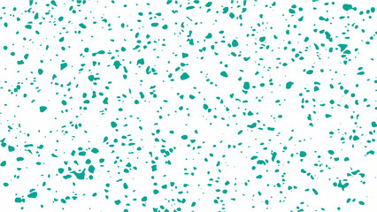 Wall Mural - small green spots on white background, grunge backdrop.