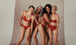 © Jacob Lund - Group of diverse women celebrating their natural bodies
