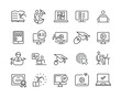 Education Icons - Vector Line Icons. Editable Stroke. Vector Graphic
